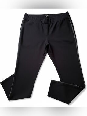 a.n.a Women’s XL Black StyleCasual stretch pants with Side Trim 26”inseam